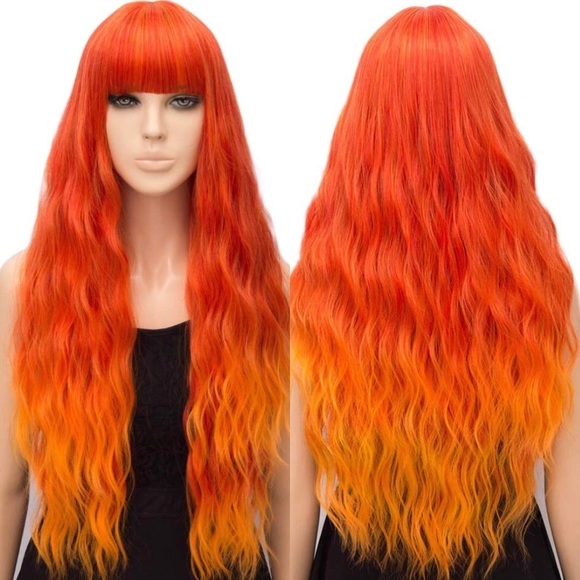 ? Siya Orange ? Ombré COSPLAY  FESTIVAL Wig*NWT* main image 5